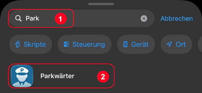 Suche nach „Parkwärter